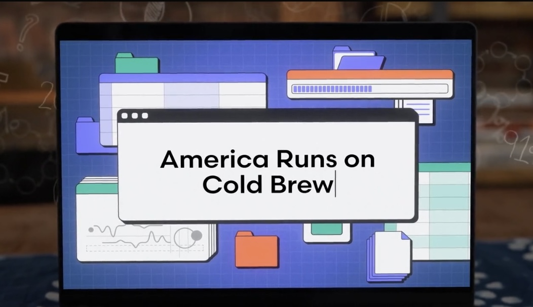 The Enten Scale title card reading America Runs on Cold Brew